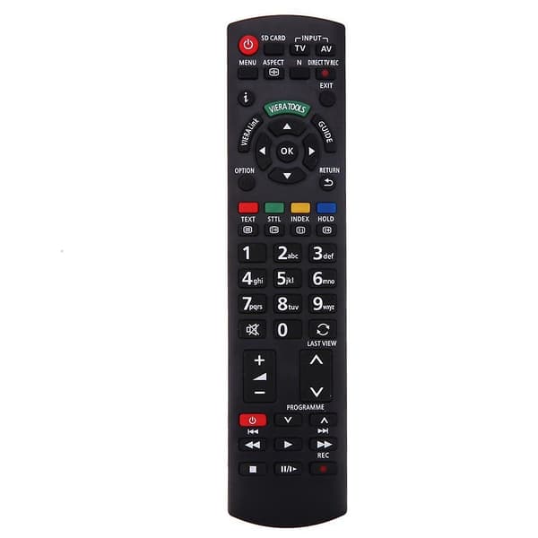 Erstatningsfjernbetjening til Panasonic N2QAYB EUR Sort one size