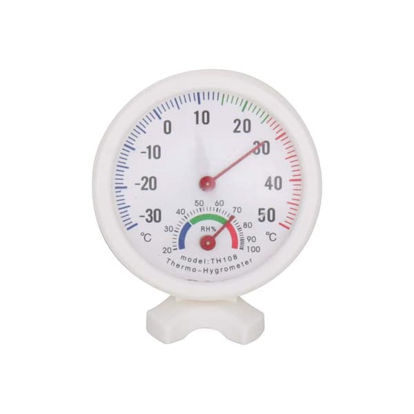 Inomhus Analog Termometer Fuktighetsmätare, 30~50°CH Hygrometer