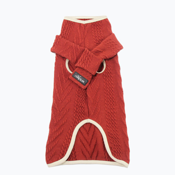 Vintervarm Anti-Hårtab Turtleneck Hundetrøje