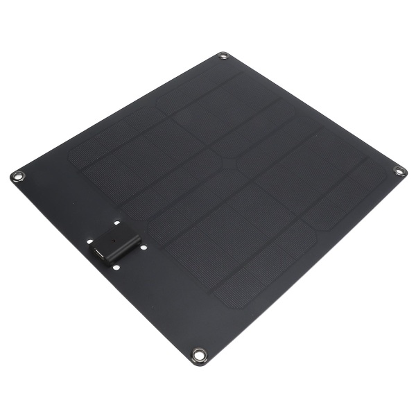 202415W 5V Solcellepanel Solmonokrystallinsk Bærbar Silisiumladerplate for Mobiltelefon Powerbank Utendørs Fotturer Camping