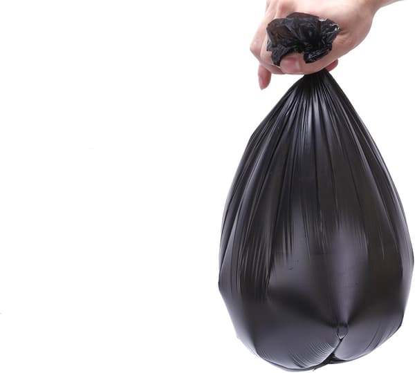 1,2-1,5 Gallon Små Sopsäckar, Svarta Sopsäckar, Papperskorgssäckar 120 Stycken