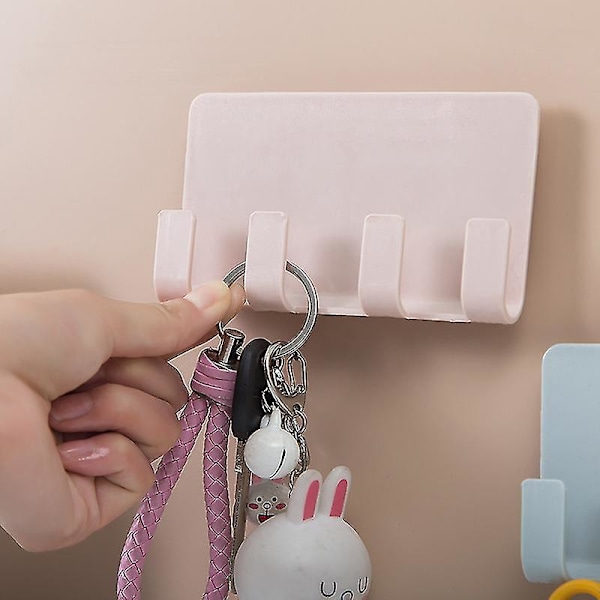 Numb Puhelimen Seinäkiinnitys, 3 Pakkausta Monikäyttöinen Muovinen Puhelimen Lataustelinepidike Parranajokoneen Pyyhkeen Koukku Teline Älypuhelimelle Tabletille E-lukijalle