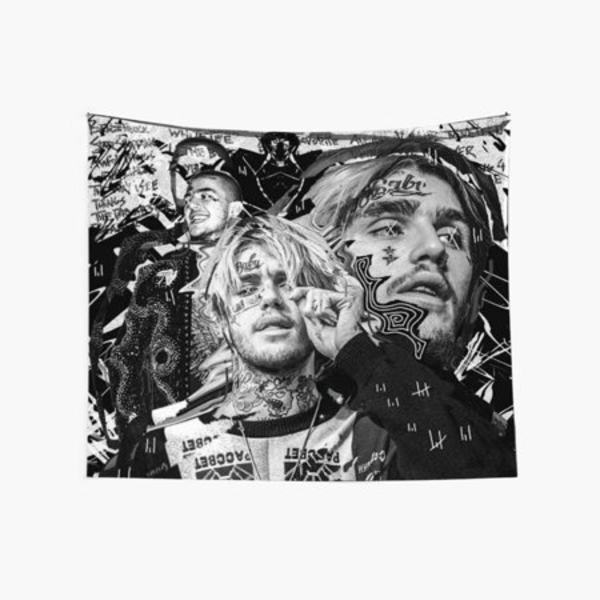 Rapper Väggbonad Väggbonad 3D Konstnärlig Väggbonad Pop Art Heminredning 150x130cm