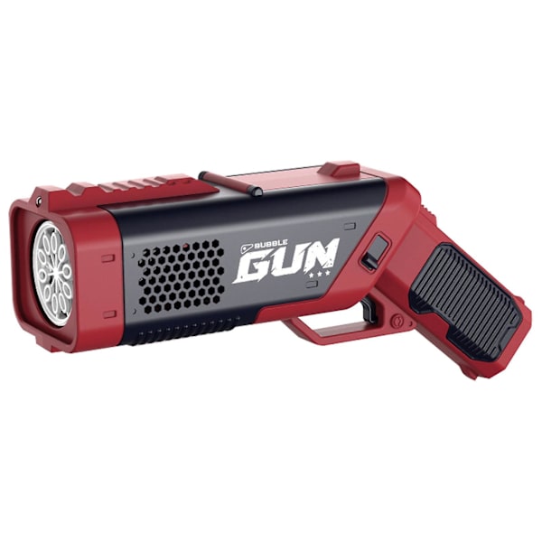 Boblelegetøj til Piger og Drenge 3+ år, Automatisk Boblemaskine til Børn med 3 Bobleopløsninger, 10-Holds Bobleblæser Legetøjsgaver med LED-lys Red