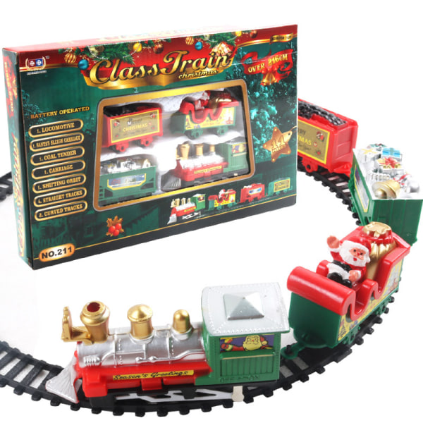 Christmas Train Set -With tracks, gift for children Christmas gift