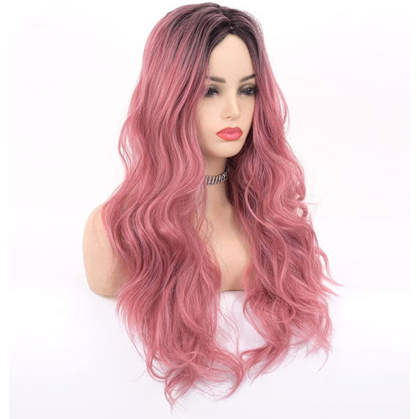 Brun damperuk med rosa gradient