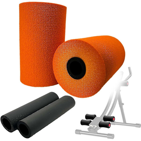 Jalkapidennysten painopenkin korvaavat osat, 2 kpl Oranssit 140 mm Jalkavaahtopalat Rullat