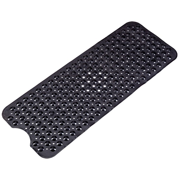 Halkfri Badmatta Extra Lång Halkfri Badmatta Bad Solid black