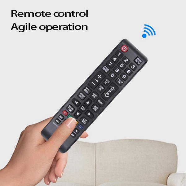 AA59-00786A Erstatningsfjernkontroll for 3D Full Smart HD LED TV F6800 F6700 UE40F8000ST UE40F6800 UE40F6700 Black