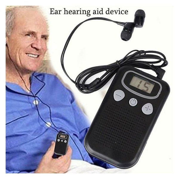 Hörapparat med bättre öron Personlig ljudförstärkare Ficka Röstförbättringsenhet för äldre