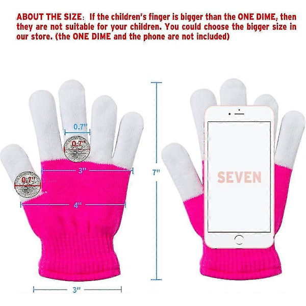 2 pakker Børne Lyshandsker Børn Finger Lys Blinkende Led Varme Handsker Med Lys Til Fødselsdagslys Fest Jul Xmas Dans Thanksgiving Dag Gave
