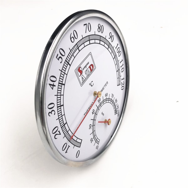 Sauna Rom Hygrometer Termometer, Celsius Meter Monitor for Workshops, Svømmebasseng