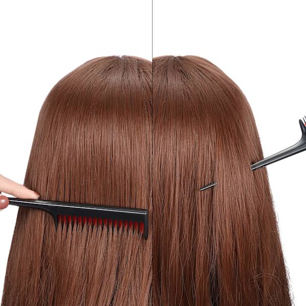 Metallkam med fine tenner for styling