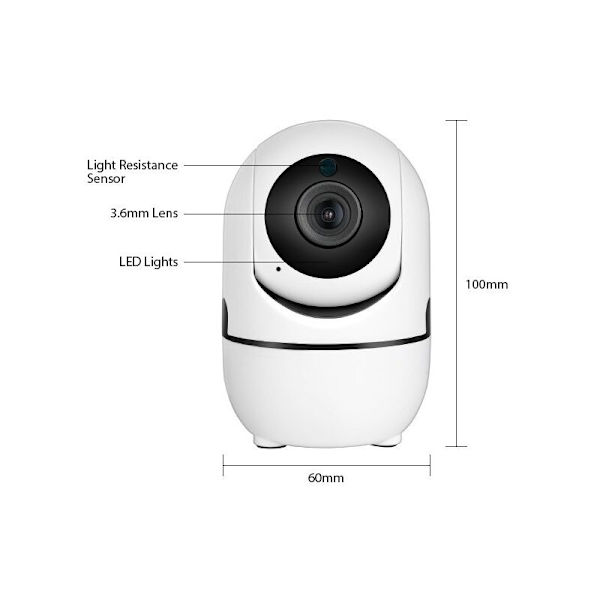 Extra babykamera, extra babyenhetskamera för HB65 och HB248, ej kompatibel med HB66 HB32 videobabymonitor