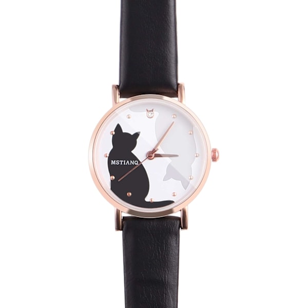 Pigeureure - Søde Tegnefilm Katte Håndleds Ure Piger Kvarts Ure Dame Ure Analog Kvarts Ur