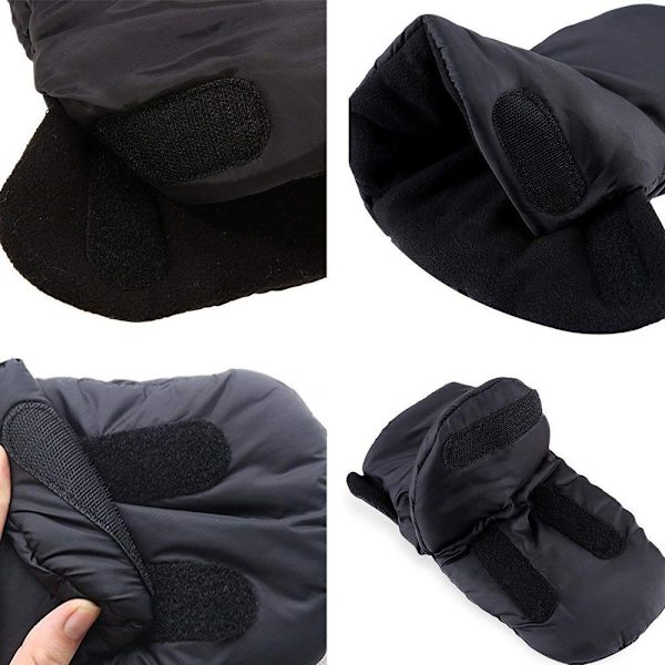 Rattailasuojat käsivarsinlämmittimellä, lämpimällä fleece- ja puuvillavuorella