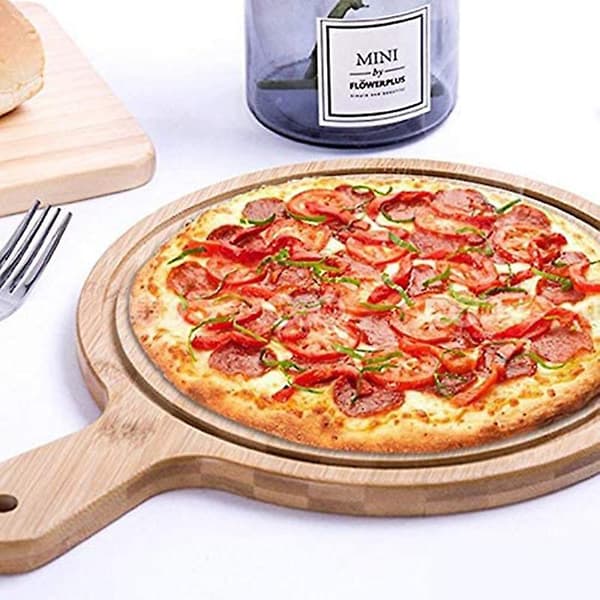 Pizzabrett 8\" Diameter Trefarge