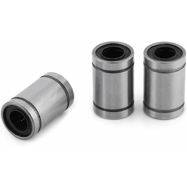 10 st LM8UU 8mm Linjära Kullager Dubbeltätat Ring för Stång 3D-skrivare CNC-delar