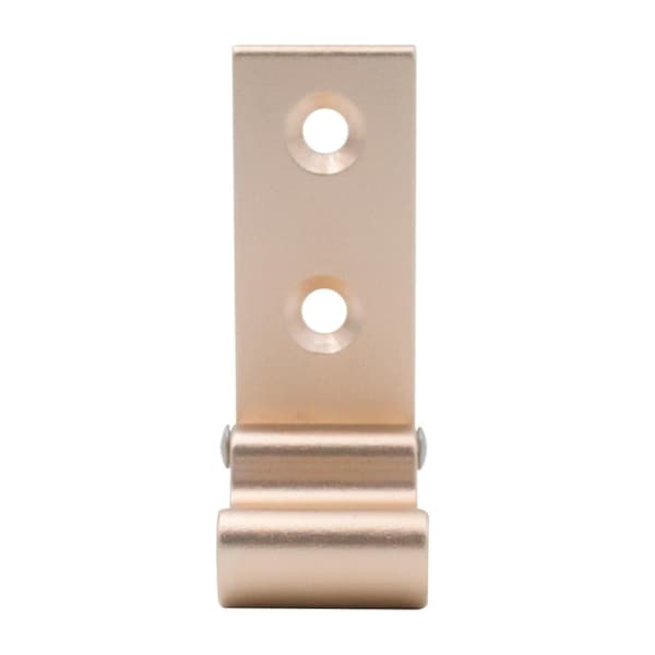 Foldbare vægkroge - Aluminiumlegering håndklædeholder til hat og taske - Pladsbesparende Silver