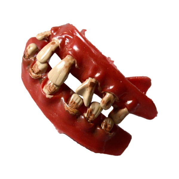Halloween dekorationer tandproteser viser tricks rekvisitter øvre og nedre tænder