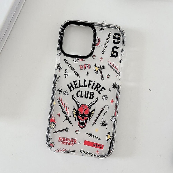 Tv Stranger Things Hellfire Club Monster Devil Phone Case Iphone 14 11 12 13 Pro Max X Xr 6 7 8 Plus Cover Coque Funda Capa 1 for iPhone X