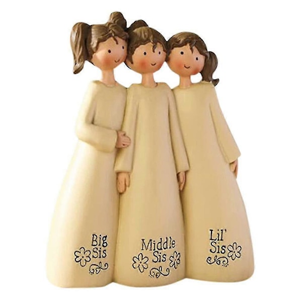 Venskabsengel Figur, Forever Sisters og Bedste Venner Statue, Engel Skulptur Ornamenter, Venskabsgaver D