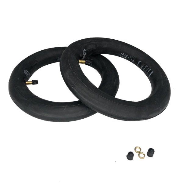 2 stk 8,5 tommers oppgraderte slange for M365/pro scooter dekk Black