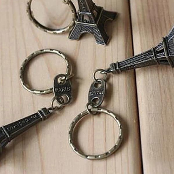 Nøglering Souvenir Paris Eiffeltårn Nøglering Bil Styling