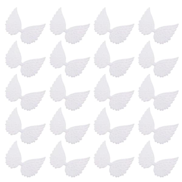 30 stk. englevinge kagepynt mini glimmer englevinge sy-patches tilbehør