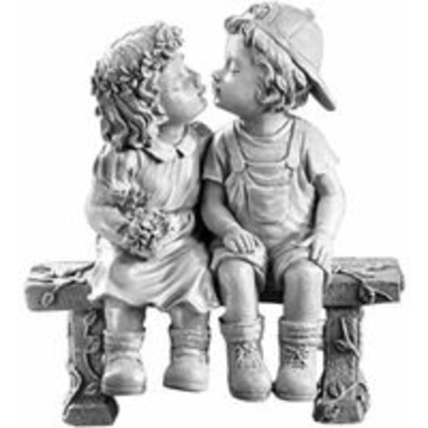 Trädgårdsstaty, - Omfamna trädgårdsskulpturer och statyer, trädgårdsdekoration, trädgårds konst, utomhus trädgårdsfigurer