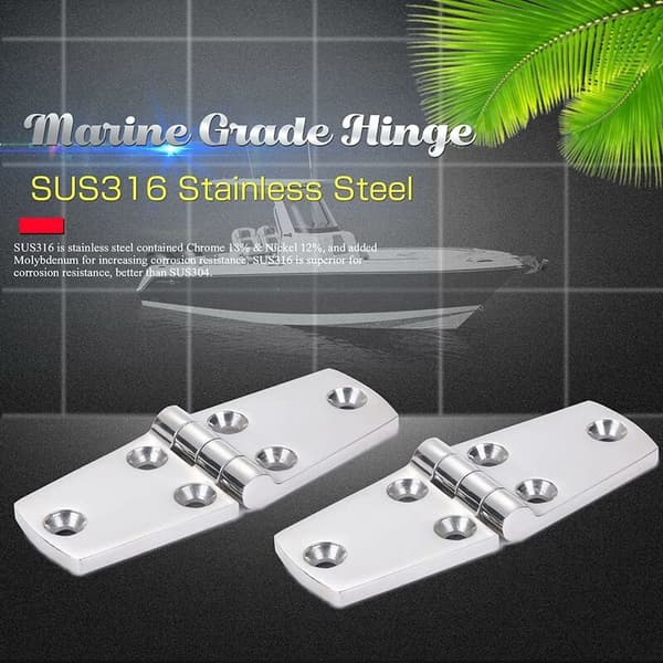 Marine Mount Rustfrit Ståldørhængsler Rustfrit Stålbådslugehængsel Heavy Duty Hardware Marine Hinge Bådpladform