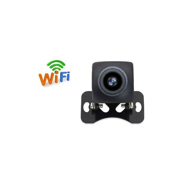 Hd Wifi Trådløst backup-kamera bakkamera til bil, køretøjer, Wifi backup-kamera med nattesyn - Cisea Black