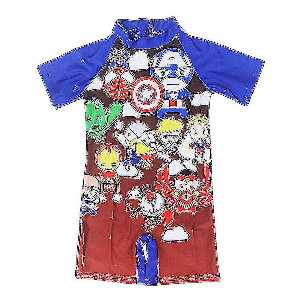 3-11 år barn Superman badkläder en-delad baddräkt The Avengers 3-4 Years