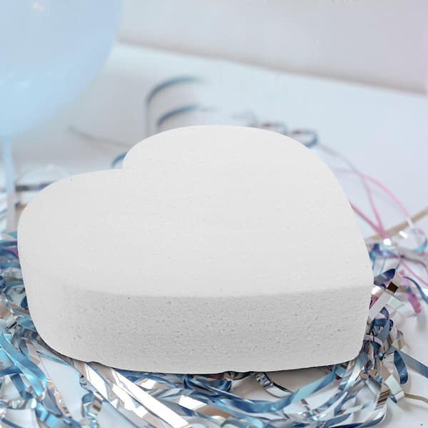 2 stk. Skumkake Modell Hjerteformet Kake Dummy Bakekake Modell Kake Dummies Modell