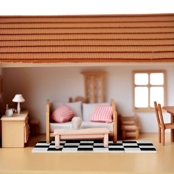 18 kpl Miniatyyritalojen puulattialevyjä, koristeellisia pieniä lattialevyjä, luovia minilattia sisustuksia