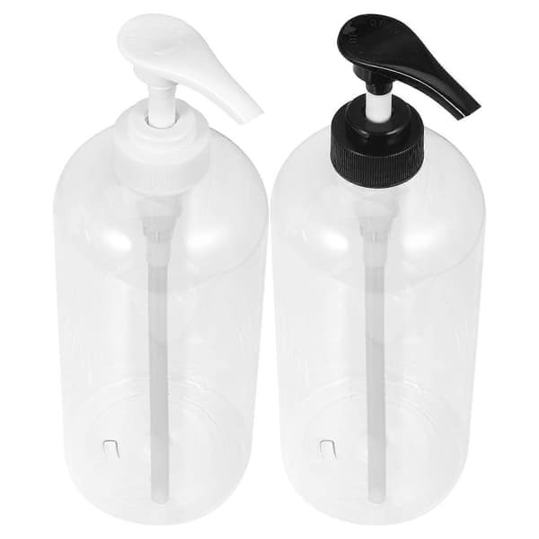 2 st klar tvålpump med pump plast handtvålpump tvålpumpflaskor 1000ml