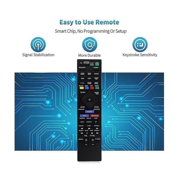 Replace -ADP118 Fjernkontroll for Blu-Ray Disc DVD BDV-N7200W BDV-N5200W BDV-N9200W BDV-N7200WL BDVN9200W BDVN9200 Black