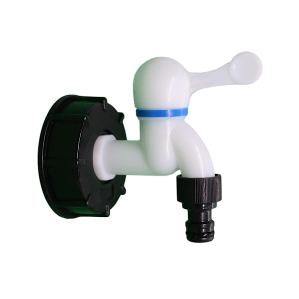 IBC Tank Adapter S60x6 Ventiltapp Plasttapp Slangekobling Tonntønne Tilbehør Adapter for Regnvannssamlere Tilbehør Utløpstilbehør