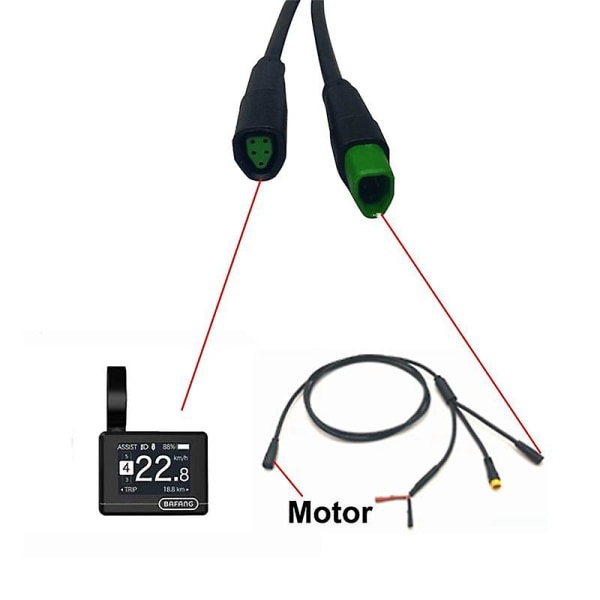 BAFANG Programmeringskabel Hastighedsbegrænsningsfrigivelse Hjuldiameterindstilling M400 M600 M510 Alle CAN-protokol Dedikeret Linje As shown