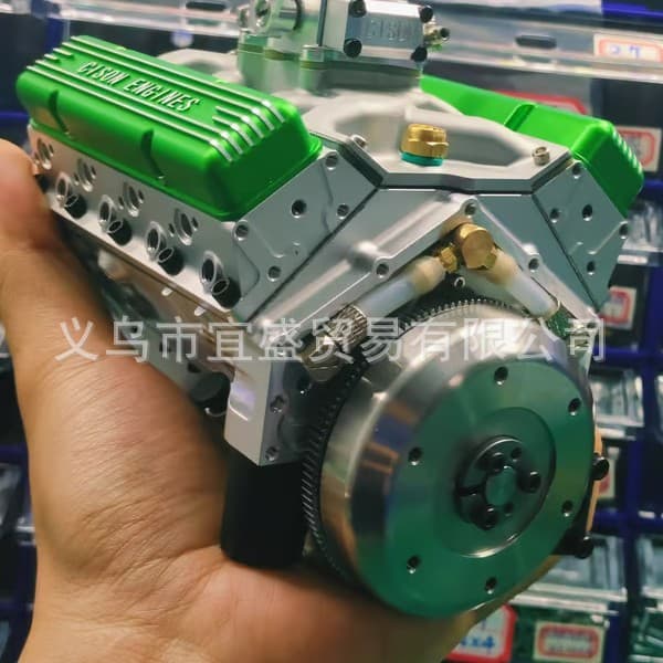 Motor V8 motor prydnadsföremål kit harts hantverk prydnadsföremål bensin toppventil prydnadsföremål