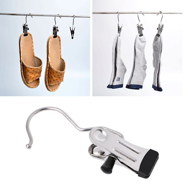 Stål klesklype for støvler, gardinholder, klesklype for klesvask