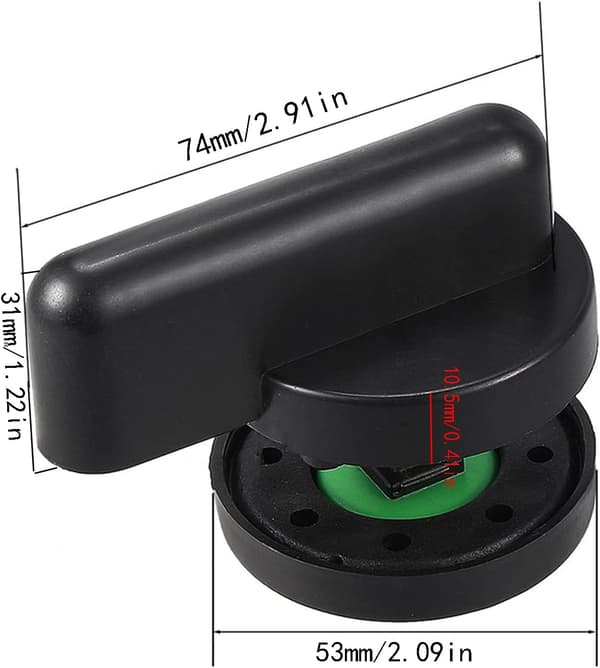 Dörrlås med zonindikator, integritetsindikator, toalettlås, 5-pack