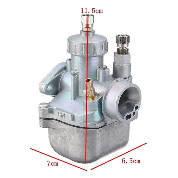 16n1-11 Motorsykkelforgasser 16mm Bvf For Simson S50 S51 S70 Forgasser Silver