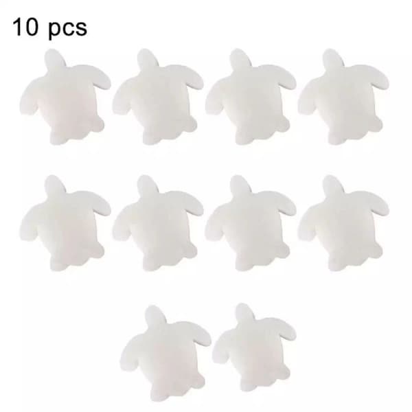10-pak olieabsorberende svampe, poolskumsvampe, olieabsorberende, hvid.
