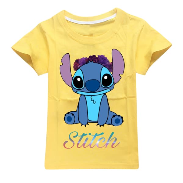 Lilo og Stitch kortærmede T-shirts til drenge og piger