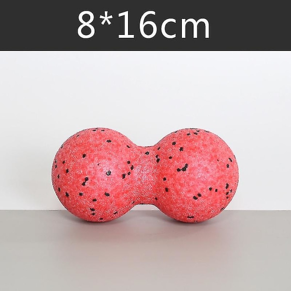 2024 3-pack Yoga Massage Fitness Boll Foam Roller Set för Ryggsmärta Själv-Myofascial Behandling Pilates Muskelavslappning Övningar_GET IT Gifts 2Red 8cm