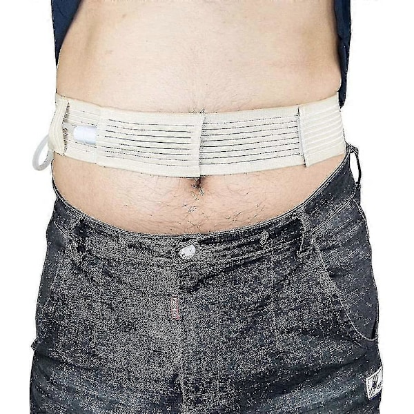 (2 stk, L) Peritoneal Dialyse Kateter Bælte - G-Tube Holder Til Mænd Og Kvinder - Abdominal Dialyse Bælte Til PD, G, PEG, J-Tube Fiksering - Dialyse Tilbehør