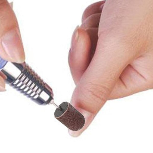 Nagelkonst Manikyr Sliphatt Nagel Sliphuvud Slipband Tillbehör Nagelfräsbits Nagelslipband Fint Sandpapper Är Utformat För Slipning