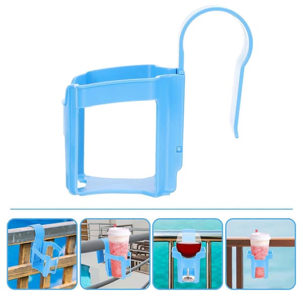 Plastik Poolside Kopholder Anti-spild Pool Drikkeholder Krog Drikkevareholder