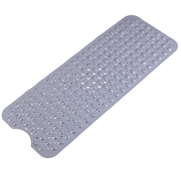 Halkfri Badmatta Extra Lång Halkfri Badmatta Bad Solid gray